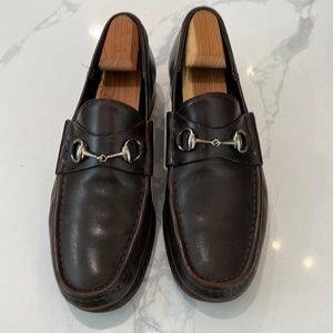 Gucci Horsebit loafer, dark brown, 11.5. Tom Ford style